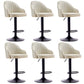 Modern Home Leather Barstool Swivel Adjustable Height Stools