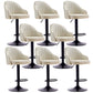 Modern Home Leather Barstool Swivel Adjustable Height Stools