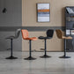Contemporary Adjustable Height Stool Reception Leather Barstool Clearhalo 'Bar Furniture' 'Bar Stools' 'bar_stools' 'furn' 'furn_bar_stools' 'Furniture' 'Kitchen & Dining Furniture' 5883852