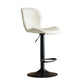 Contemporary Adjustable Height Stool Reception Leather Barstool Clearhalo 'Bar Furniture' 'Bar Stools' 'bar_stools' 'furn' 'furn_bar_stools' 'Furniture' 'Kitchen & Dining Furniture' 5883854