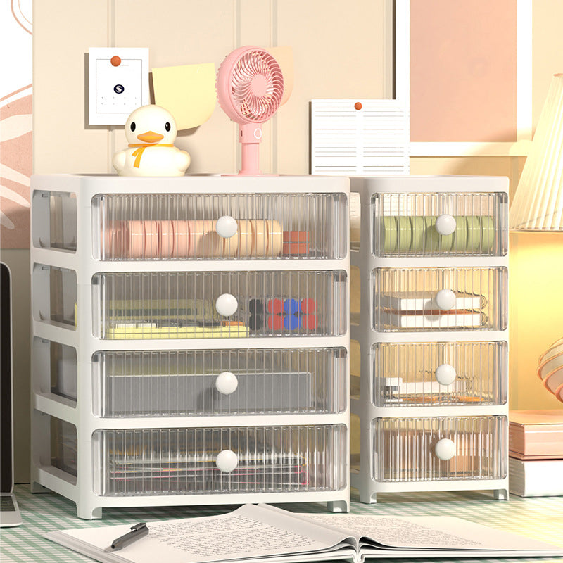 Modern File Cabinet Acrylic with Drawers Filing Cabinet for Home or Office Clearhalo 'Filing Cabinets' 'filling_cabinets' 'furn' 'furn_filling_cabinets' 'Furniture' 'Office Furniture' 5884278