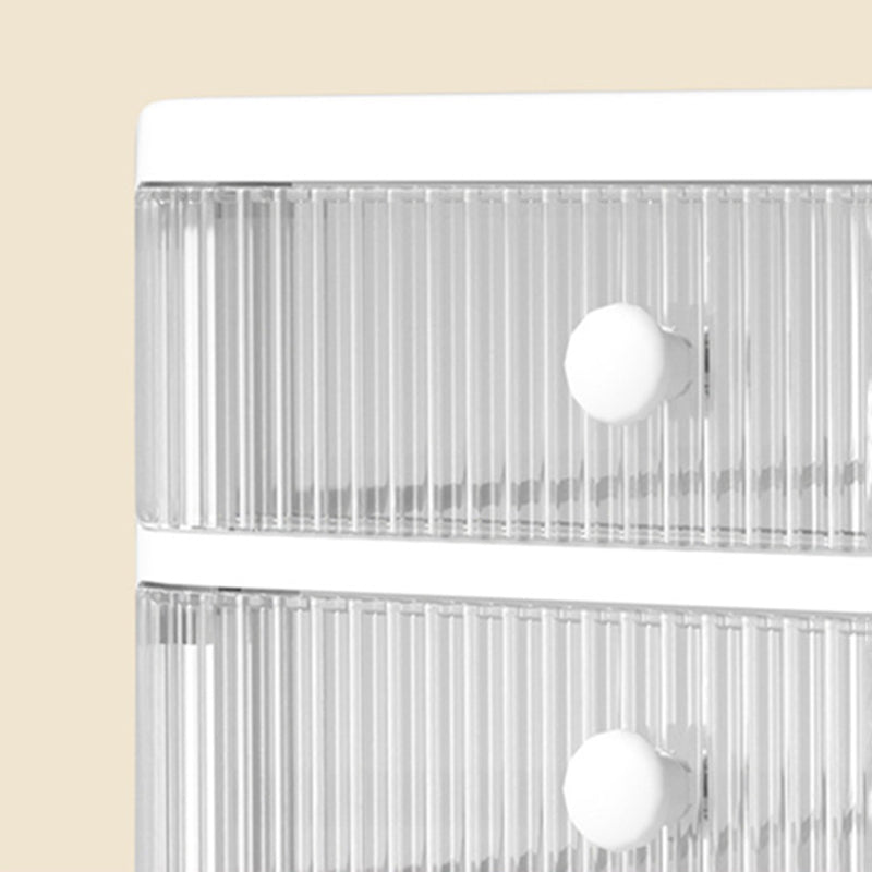 Modern File Cabinet Acrylic with Drawers Filing Cabinet for Home or Office Clearhalo 'Filing Cabinets' 'filling_cabinets' 'furn' 'furn_filling_cabinets' 'Furniture' 'Office Furniture' 5884286