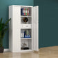 Contemporary File Cabinets Metal Frame Vertical File Cabinet with Lock Clearhalo 'Filing Cabinets' 'filling_cabinets' 'furn' 'furn_filling_cabinets' 'Furniture' 'Office Furniture' 5884332