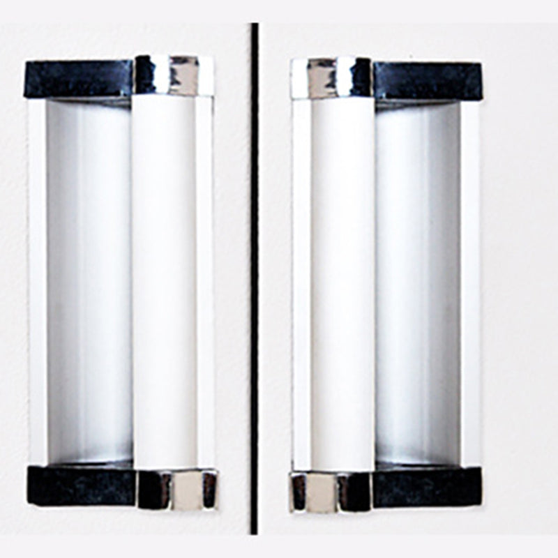 Archivo de metal de gabinete vertical moderno con estantes de almacenamiento