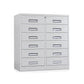 Archivo Metal Metal Cajón de bloqueo vertical de gris claro Archivo de archivos para oficina