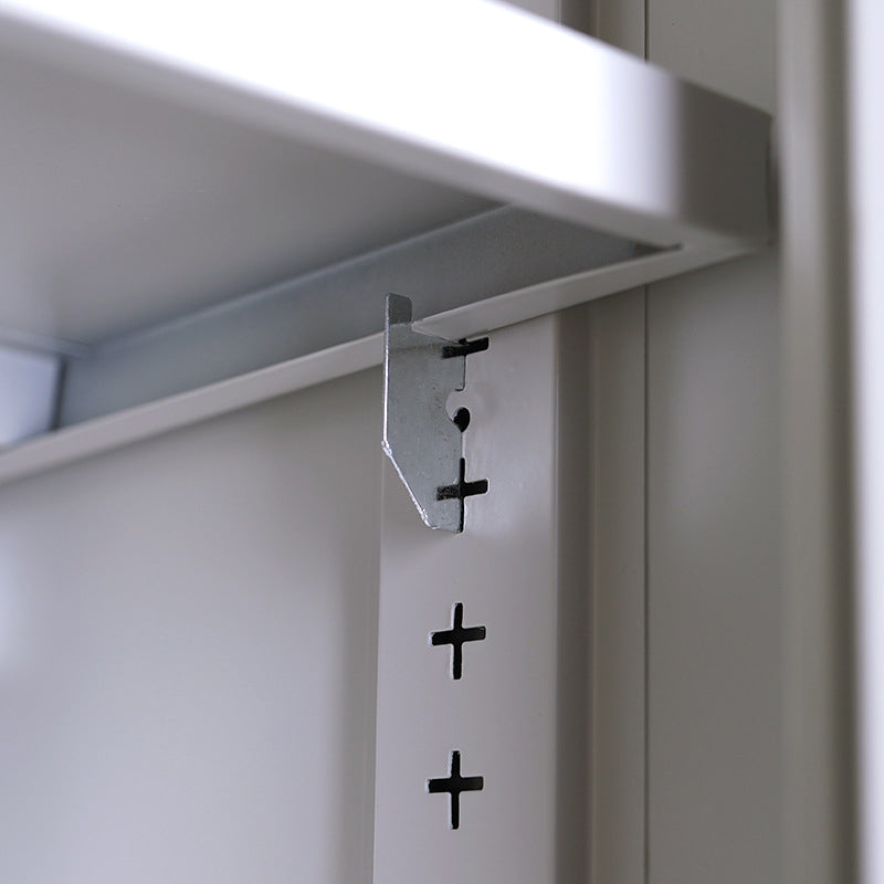 File Cabinet Metal Light Gray Vertical Locking Drawers File Cabinet for Office Clearhalo 'Filing Cabinets' 'filling_cabinets' 'furn' 'furn_filling_cabinets' 'Furniture' 'Office Furniture' 5884380