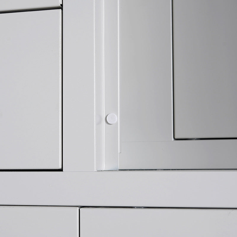 File Cabinet Metal Light Gray Vertical Locking Drawers File Cabinet for Office Clearhalo 'Filing Cabinets' 'filling_cabinets' 'furn' 'furn_filling_cabinets' 'Furniture' 'Office Furniture' 5884381