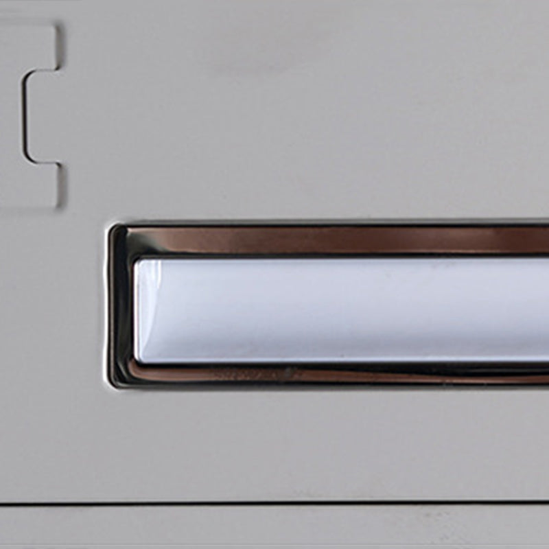 Archivo Metal Metal Cajón de bloqueo vertical de gris claro Archivo de archivos para oficina