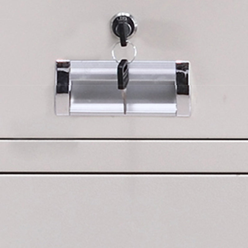 Zeitgenössische Dateischränke Metallrahmen Durchserfarbhöre mit Schlüsselschlos