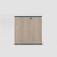 Modern File Cabinet Vertical Wood Color Block File Cabinet with Lock for Home or Office