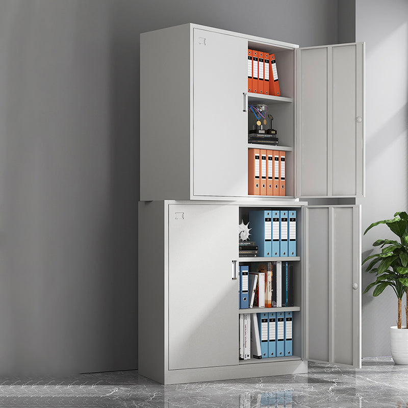 Contemporary File Cabinets Metal Frame Solid Color Fireproof Vertical File Cabinet Office Clearhalo 'Filing Cabinets' 'filling_cabinets' 'furn' 'furn_filling_cabinets' 'Furniture' 'Office Furniture' 5884645