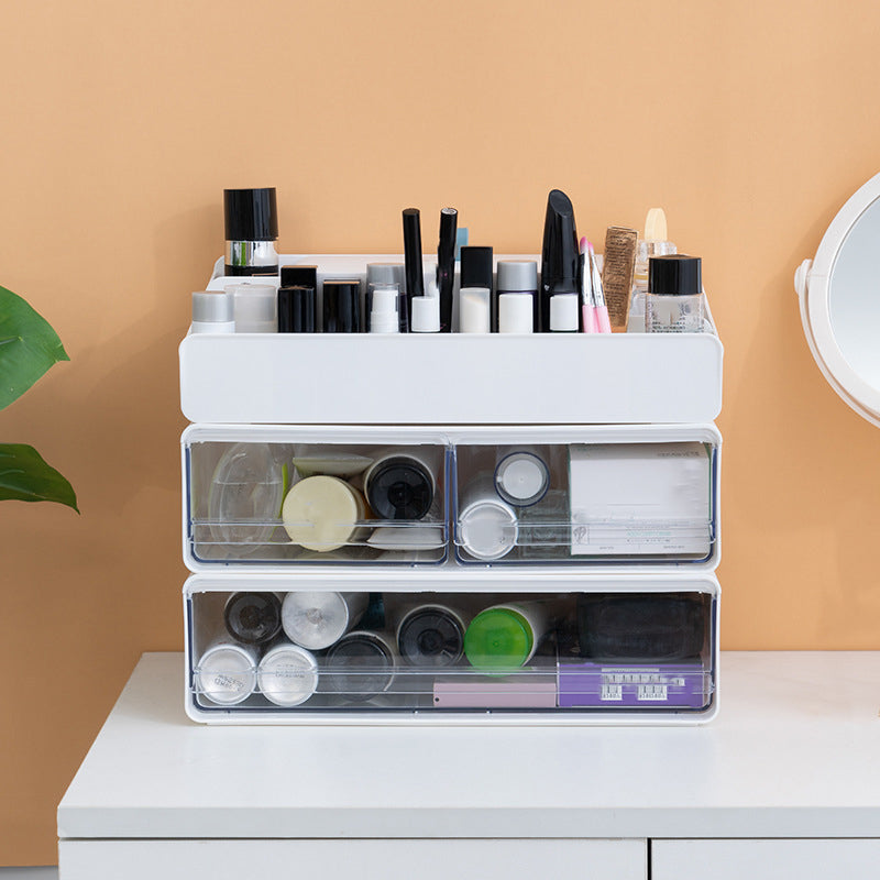 Gabinete moderno acrílico con cajones archivadores para el hogar u oficina