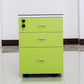 Modern Cabinet Wood with Locking Drawers Filing Cabinet on Castors Clearhalo 'Filing Cabinets' 'filling_cabinets' 'furn' 'furn_filling_cabinets' 'Furniture' 'Office Furniture' 5884685