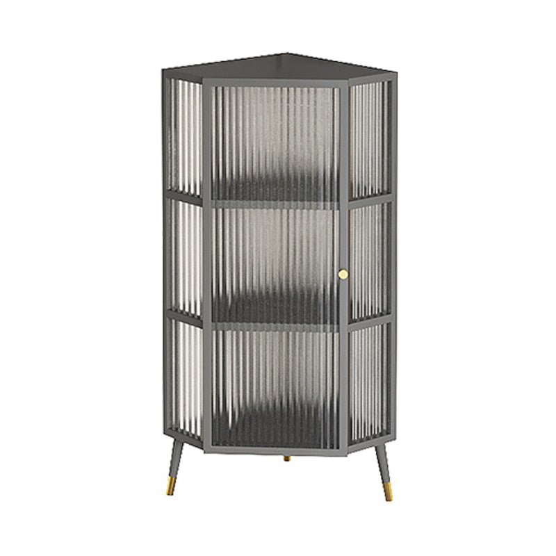 Mobile moderno armadio angolare mobile per la porta in vetro per soggiorno