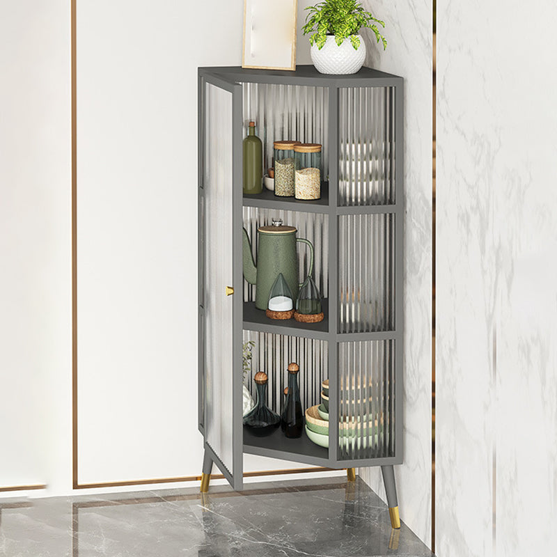 Mobile moderno armadio angolare mobile per la porta in vetro per soggiorno