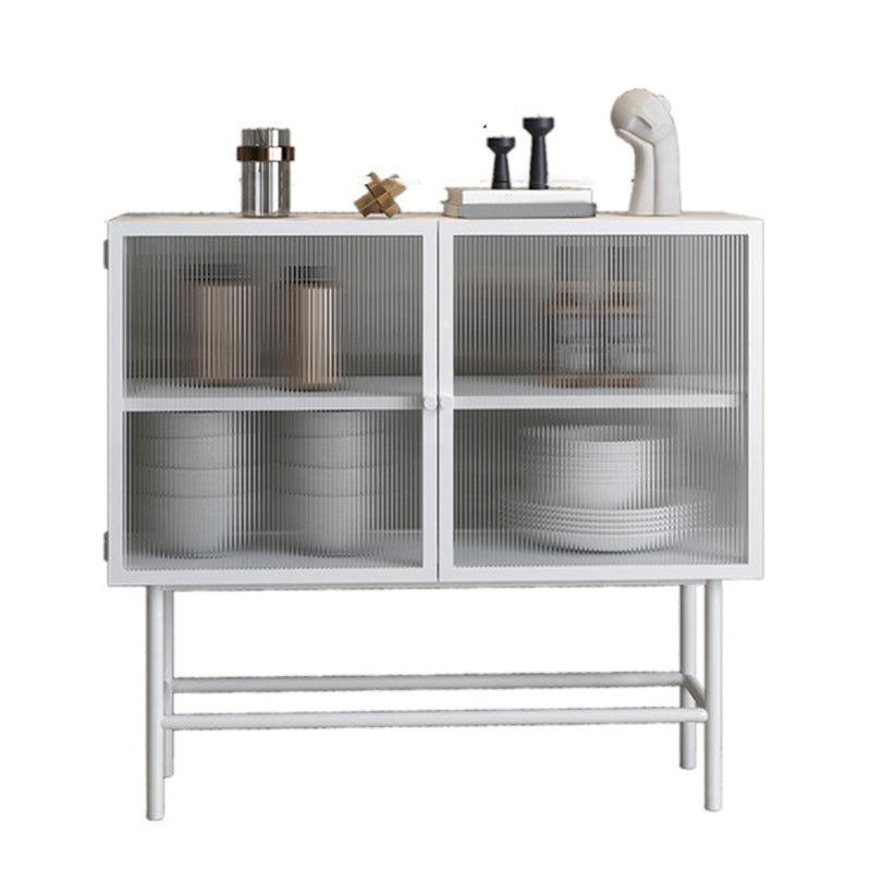 35"H Display Cabinet Glass Door Storage Cabinet for Living Room Clearhalo 'Display & China Cabinets' 'display_china_cabinets' 'furn' 'furn_display_china_cabinets' 'Furniture' 'Kitchen & Dining Furniture' 5884945