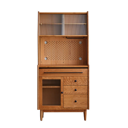 69 "H hokkast moderne glazen deur dineren hok voor keuken