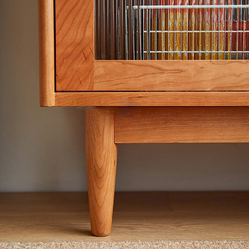 Gabinete de huertes de 69 "H Puerta de vidrio moderna Hutch para cocina