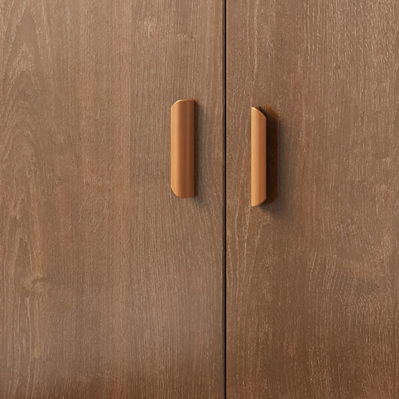 Modern Faux Wood Dining Hutch Standard 13.5" W Hutch Cabinet with Doors