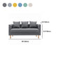 Linen Sofa Tuxedo Arm Tight Back 23.62" Wide Sofa for 3 people Clearhalo 'furn' 'furn_sofas' 'Furniture' 'Living Room Furniture' 'Sofa' 'sofas' 5889016