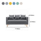 Linen Sofa Tuxedo Arm Tight Back 23.62" Wide Sofa for 3 people Clearhalo 'furn' 'furn_sofas' 'Furniture' 'Living Room Furniture' 'Sofa' 'sofas' 5889017