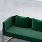 Smoking -Arm -Sofa 24,80 "W x 28,35" H Velvet Sofa Standard -Sofa