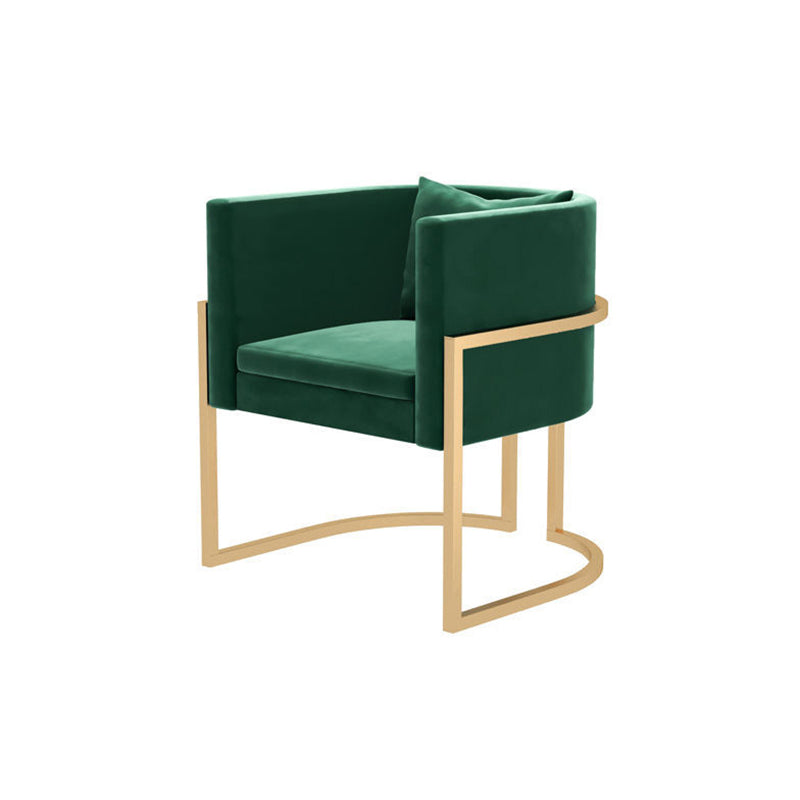 Smoking -Arm -Sofa 24,80 "W x 28,35" H Velvet Sofa Standard -Sofa