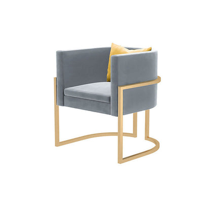 Smoking -Arm -Sofa 24,80 "W x 28,35" H Velvet Sofa Standard -Sofa