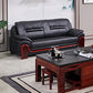Modern Leather Sofa 34.65" Wide Pillow Top Arm in Black for Living Room Clearhalo 'furn' 'furn_sofas' 'Furniture' 'Living Room Furniture' 'Sofa' 'sofas' 5889038