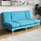 Fabric Modern Tight Back Sofa 31.49" High Armless Sofa for Living Room