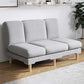 Fabric Modern Tight Back Sofa 31.49" High Armless Sofa for Living Room