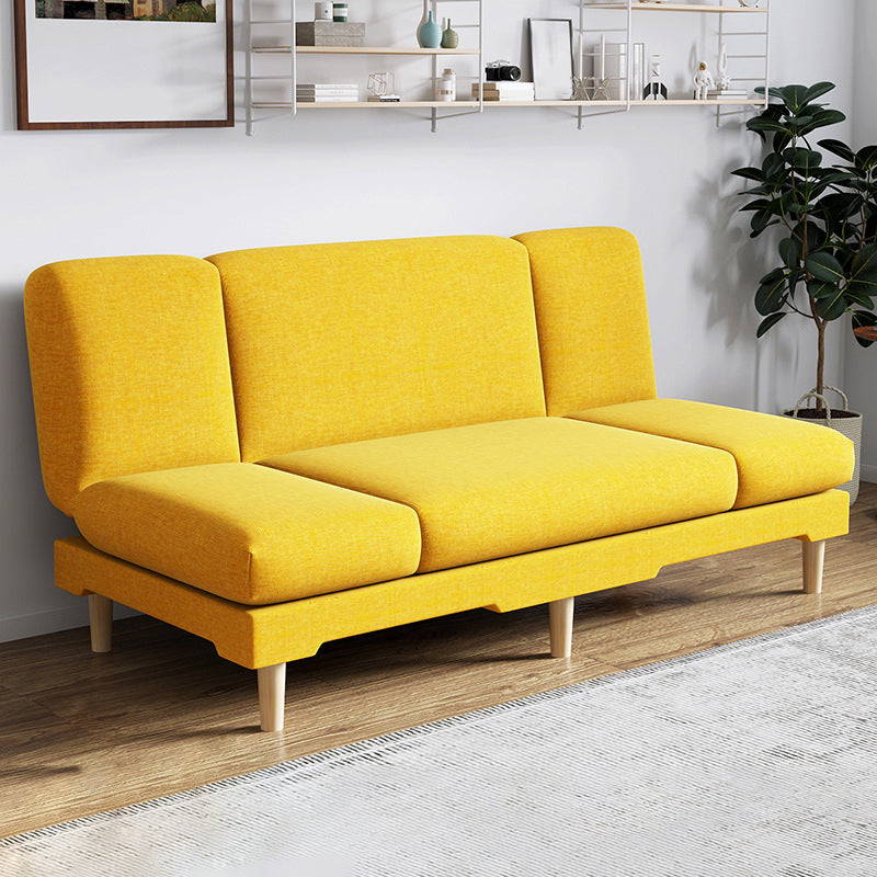 Fabric Modern Tight Back Sofa 31.49" High Armless Sofa for Living Room