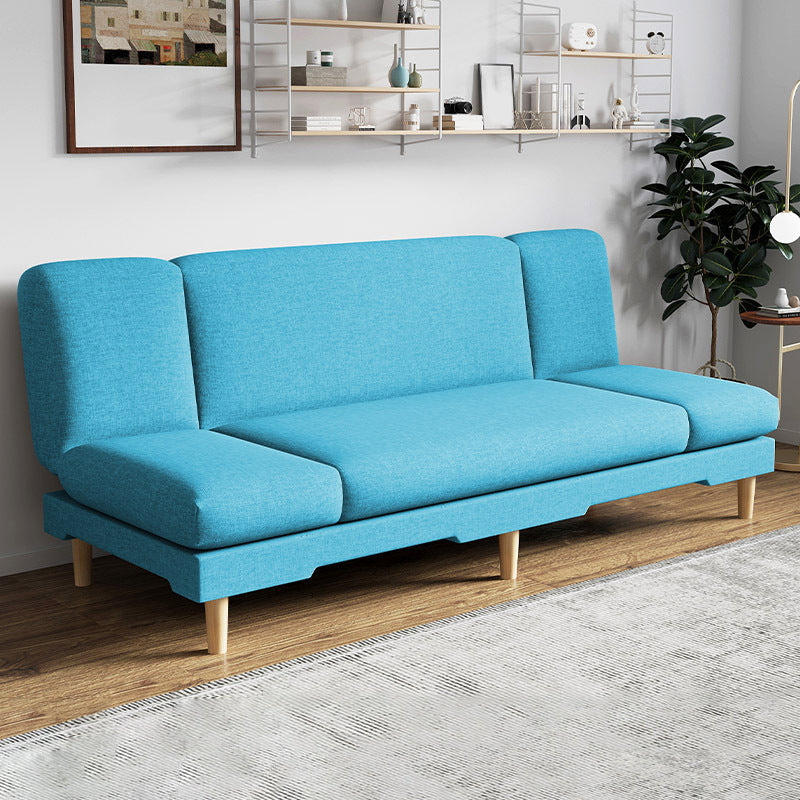 Fabric Modern Tight Back Sofa 31.49" High Armless Sofa for Living Room