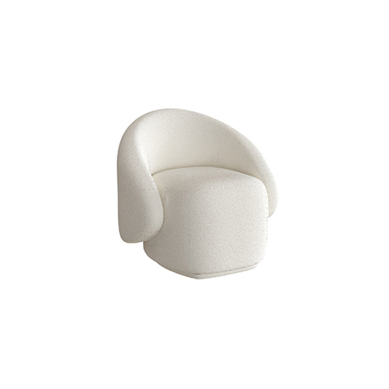 Canapé de bras encastré dans un canapé de style moderne blanc 28,32 pouces de haut
