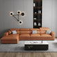 Contemporary L-Shape Sectional Cushion Back Adjustable Sectional