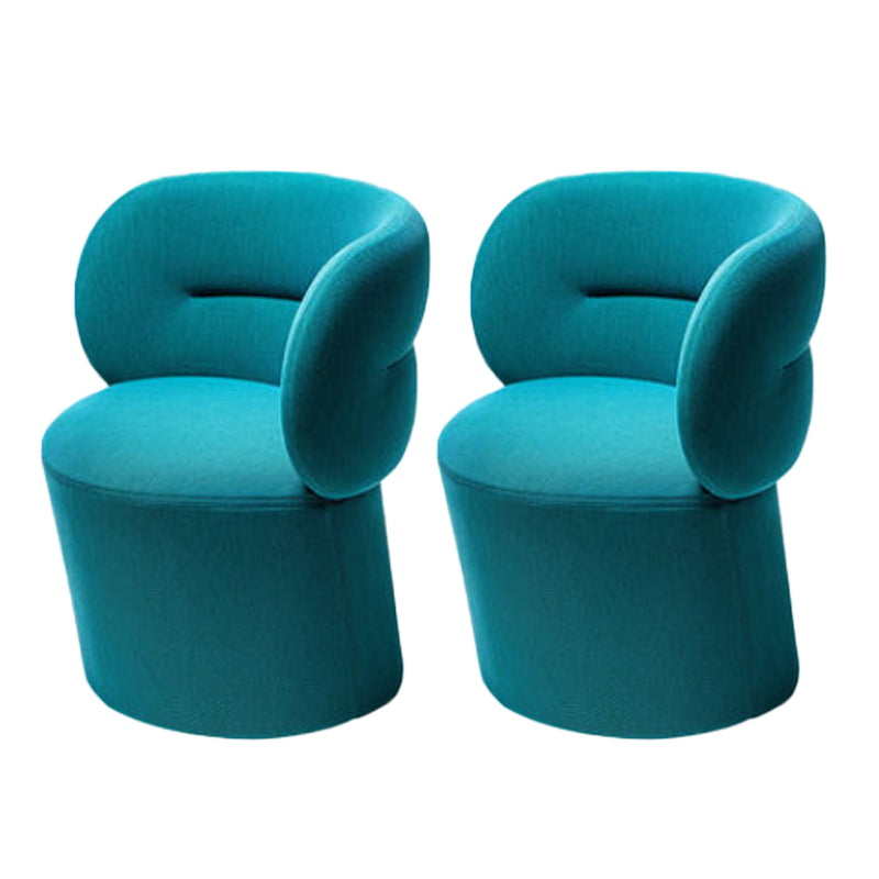 Stile nordico con sede a sedile in tessuto Sedia Parsons fissa senza braccio