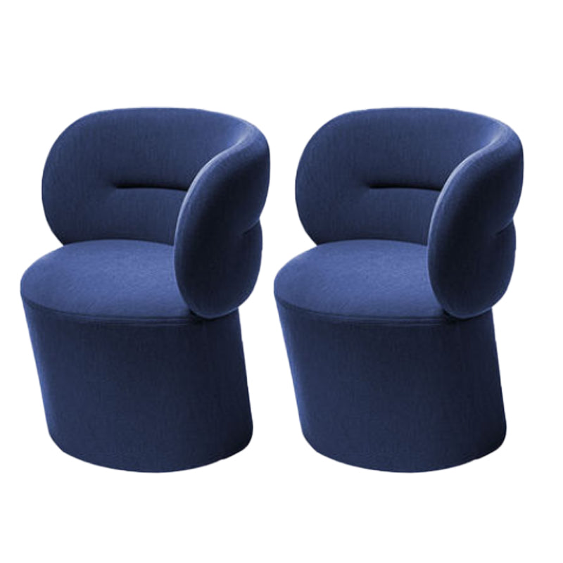 Stile nordico con sede a sedile in tessuto Sedia Parsons fissa senza braccio