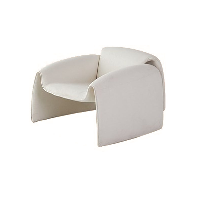 28.35 "幅のスカンジナビアスタイルのシングルソファチェアポリエステルアームチェアベッドルーム用