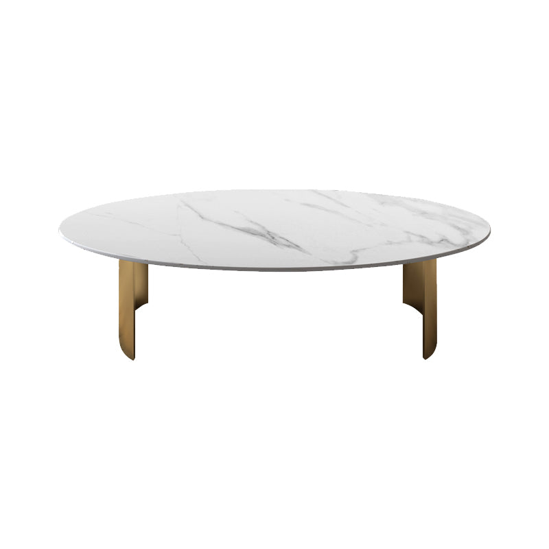 Table basse ovale en ardoise Glam pour salon