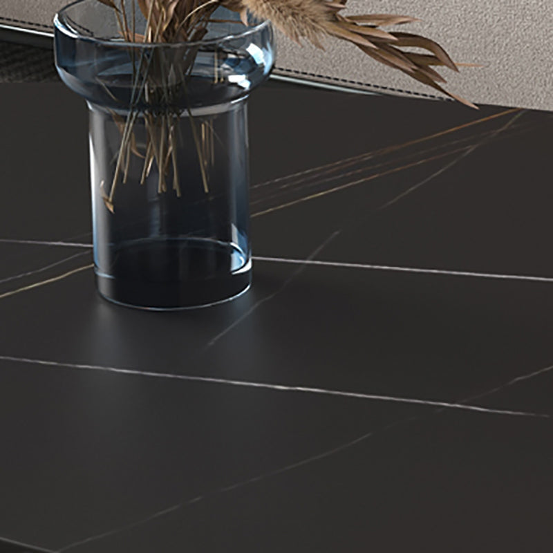 Table basse ovale en ardoise Glam pour salon