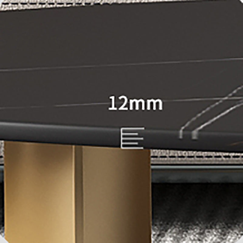 Table basse ovale en ardoise Glam pour salon