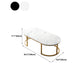 Glam Style Oval Marble Coffee Table with Iron Base Coffee Cocktail Table Clearhalo 'Coffee & Accent Tables' 'Coffee Tables' 'coffee_tables' 'furn' 'furn_coffee_tables' 'Furniture' 'Living Room Furniture' 5889585