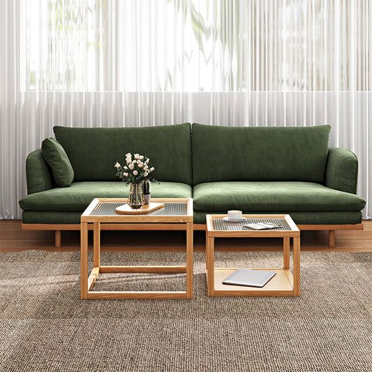 Tavolino moderno tavolino quadrati in vetro tavolino da caffè per soggiorno