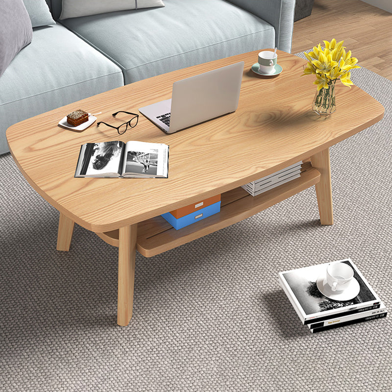 17.72" Tall Scandinavian Style Coffee Cocktail Table Wooden Coffee Table Clearhalo 'Coffee & Accent Tables' 'Coffee Tables' 'coffee_tables' 'furn' 'furn_coffee_tables' 'Furniture' 'Living Room Furniture' 5889681