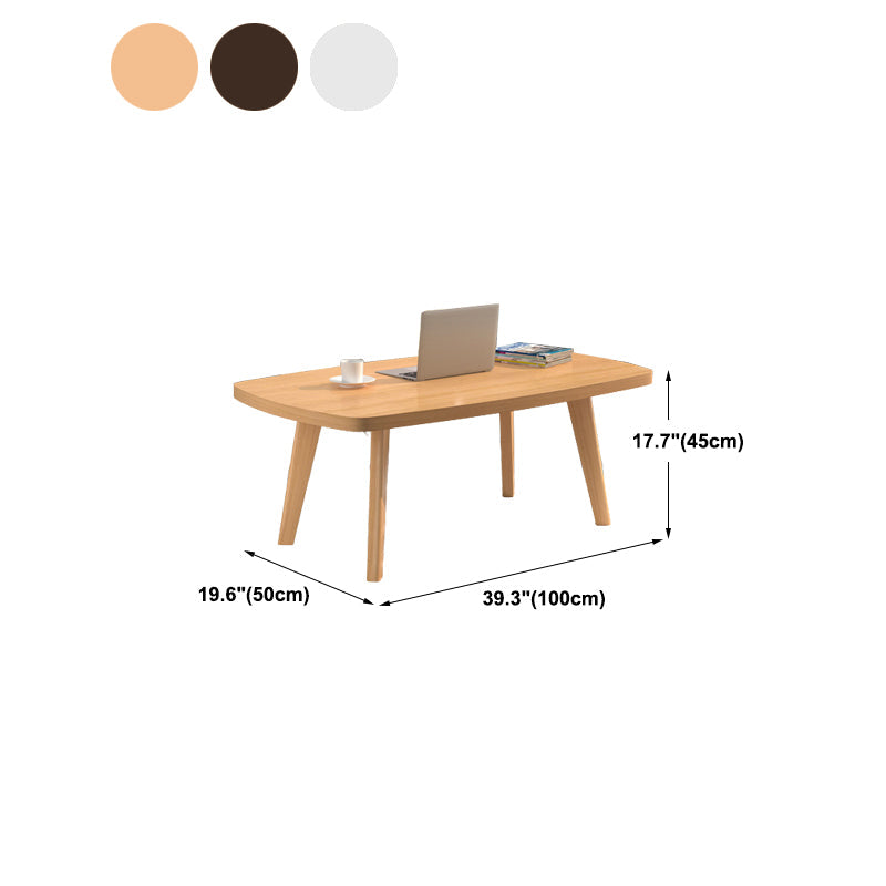 17.72" Tall Scandinavian Style Coffee Cocktail Table Wooden Coffee Table Clearhalo 'Coffee & Accent Tables' 'Coffee Tables' 'coffee_tables' 'furn' 'furn_coffee_tables' 'Furniture' 'Living Room Furniture' 5889692