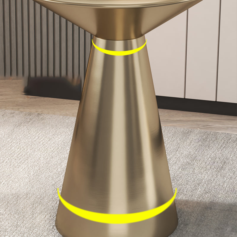 Tabella dell'estremità laterale in metallo Tavolo da estremità laterale minimalista per soggiorno