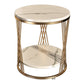 Modern Round Side Table Minimalist Slate Sofa Corner Table with Storage Clearhalo 'Coffee & Accent Tables' 'End & Side Tables' 'end_side_tables' 'furn' 'furn_end_side_tables' 'Furniture' 'Living Room Furniture' 5889950