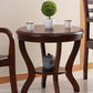 Traditional Round Side Table Minimalist Wood Sofa Corner Table