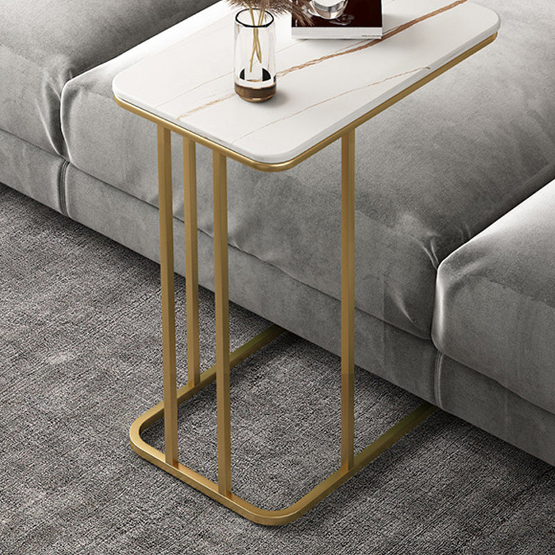 Slate Rectangular Side Table Modern Minimalist Sofa Corner Table