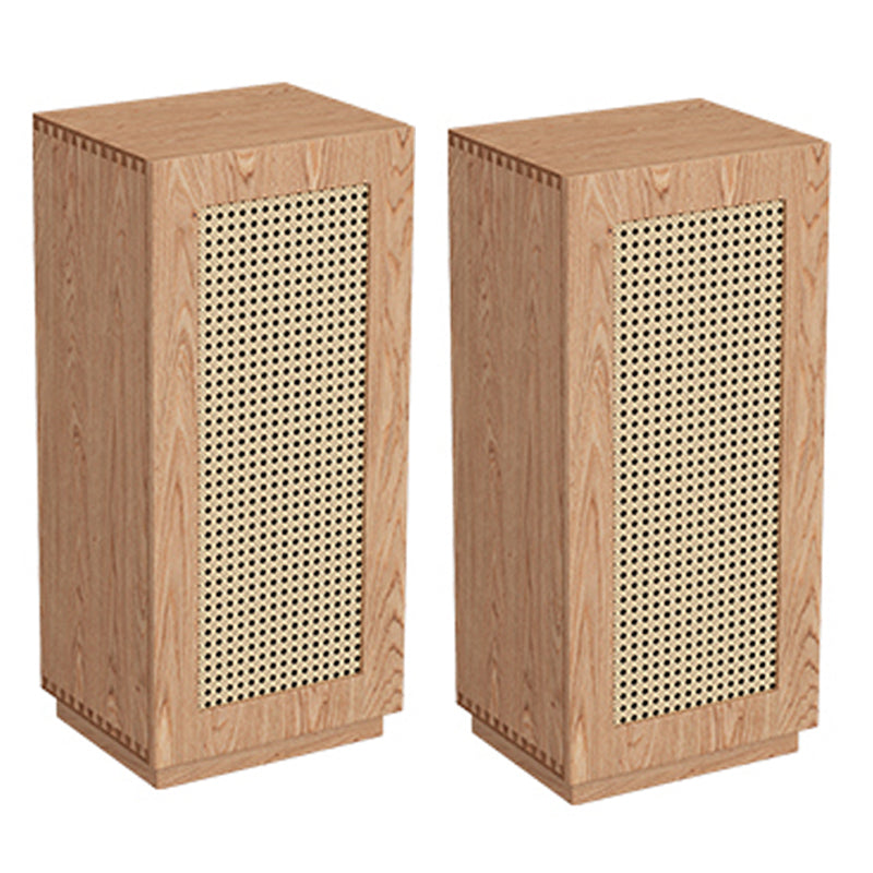 Massive Holz am Nachtkabine Kiefernkiefern Türen mit modernen Nachttisch enthalten